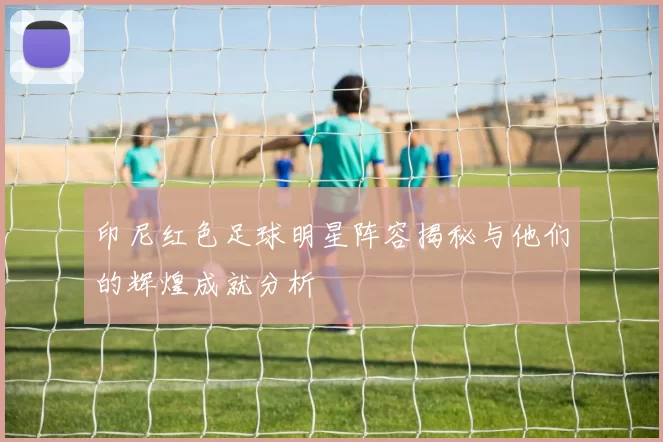 印尼红色足球明星阵容揭秘与他们的辉煌成就分析