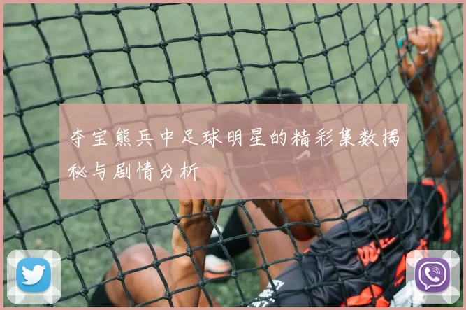 夺宝熊兵中足球明星的精彩集数揭秘与剧情分析